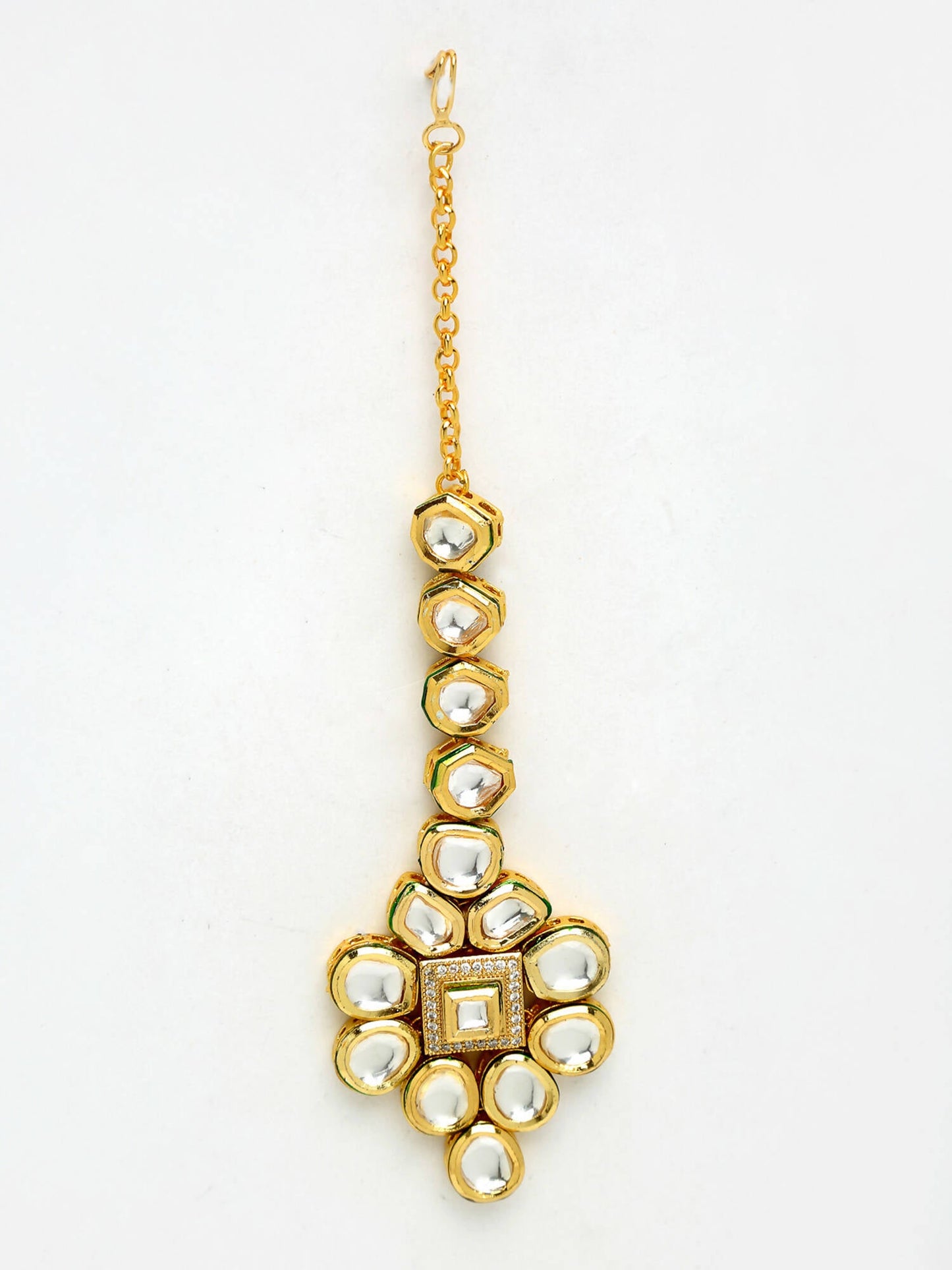 Kundan Maang Tikka - Ruby Raang