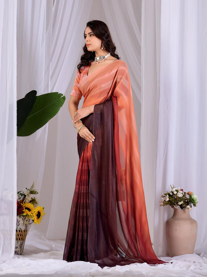 Aastha Fashion Multi Monsoon Printed Saree