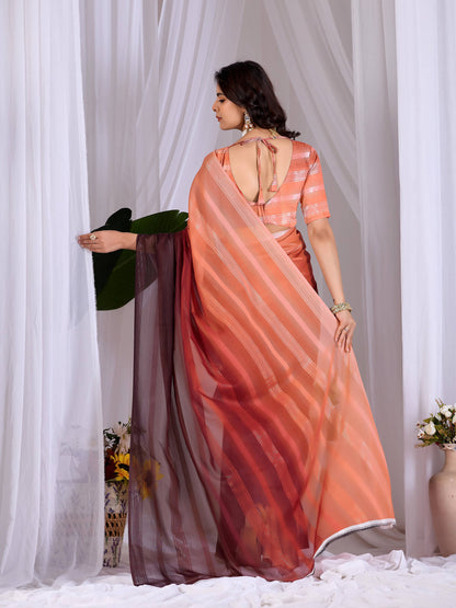 Aastha Fashion Multi Monsoon Printed Saree