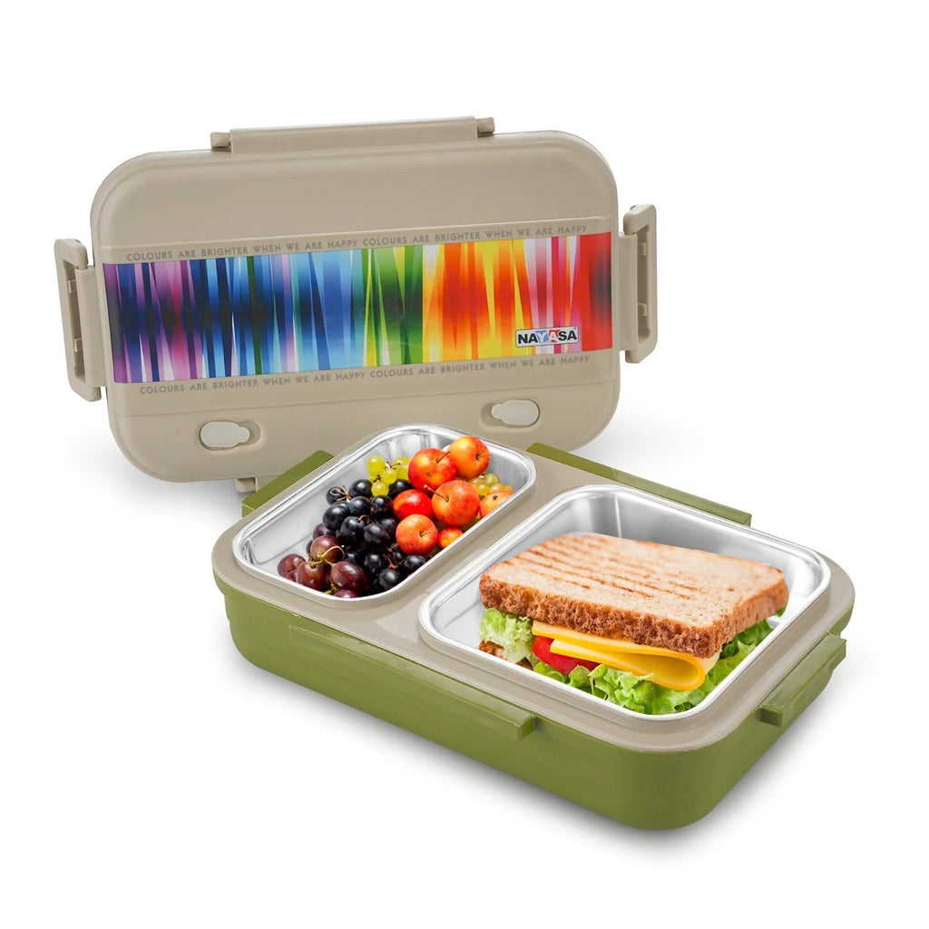 Nayasa Go-Pro Insulated Stainless Steel Lunch Box - 680ml