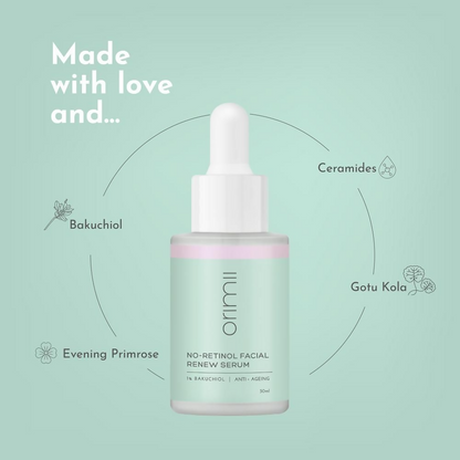 Orimii No Retinol Anti Ageing 1% Bakuchiol Face Serum
