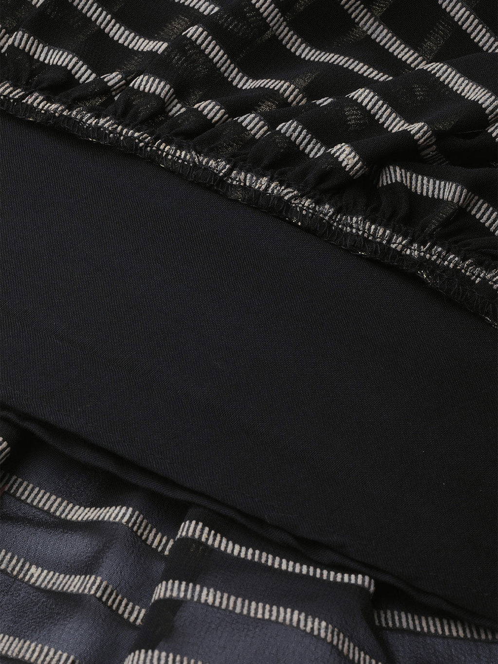 Ahalyaa Women's Black Kurta with Trouser
