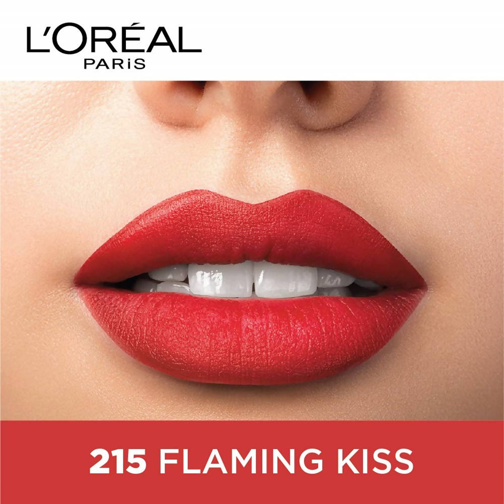 L'Oreal Paris Color Riche Moist Matte Swarovski Lipstick - 215 Flaming Kiss