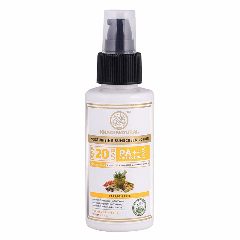 Khadi Natural Moisturising Sunscreen Lotion SPF 20 - 100 ml