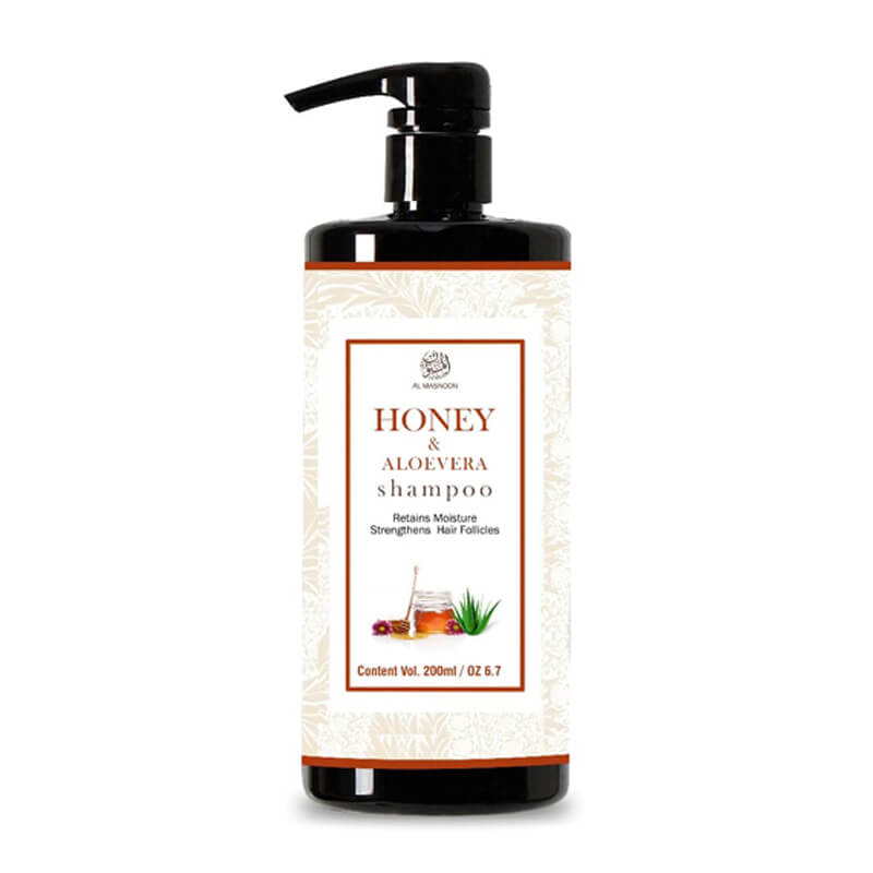 Al Masnoon Honey & Aloevera Shampoo - 200 ml