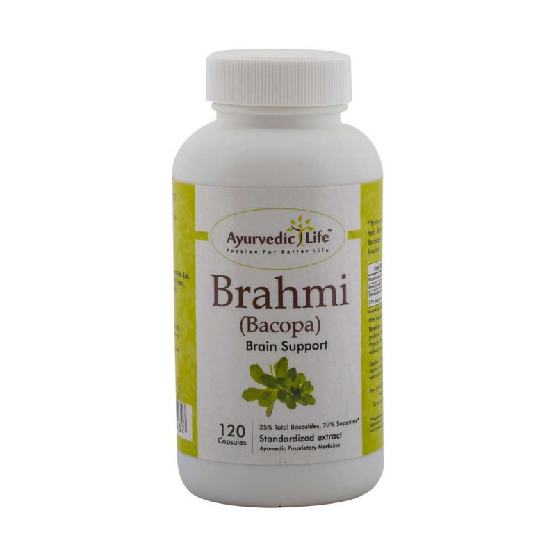 Ayurvedic Life Brahmi capsule â€“ Brahmi for Brain and Memory â€“ 120 capsules