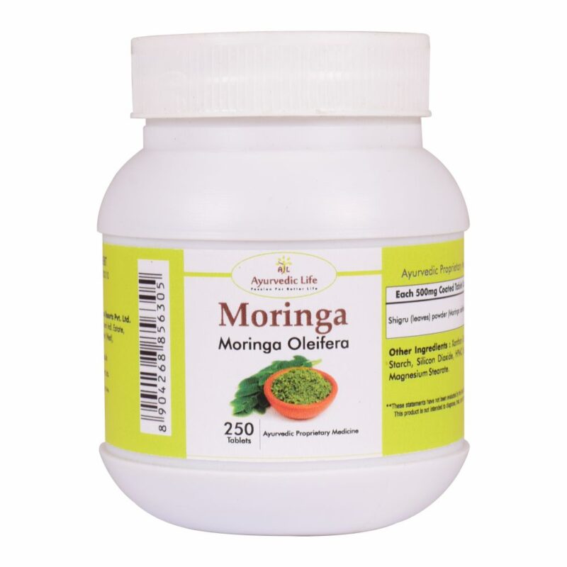 Ayurvedic Life Moringa tablet – Shigru – Immunity Booster – 250 tablet