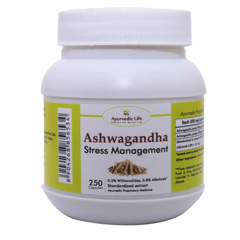 Ayurvedic Life Ashwagandha Capsule – Stress Management – 250 capsule