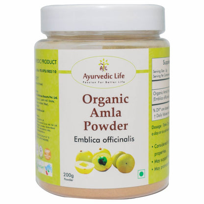 Ayurvedic Life Organic Amla powder â€“ Amla for digestion â€“ 200 gms