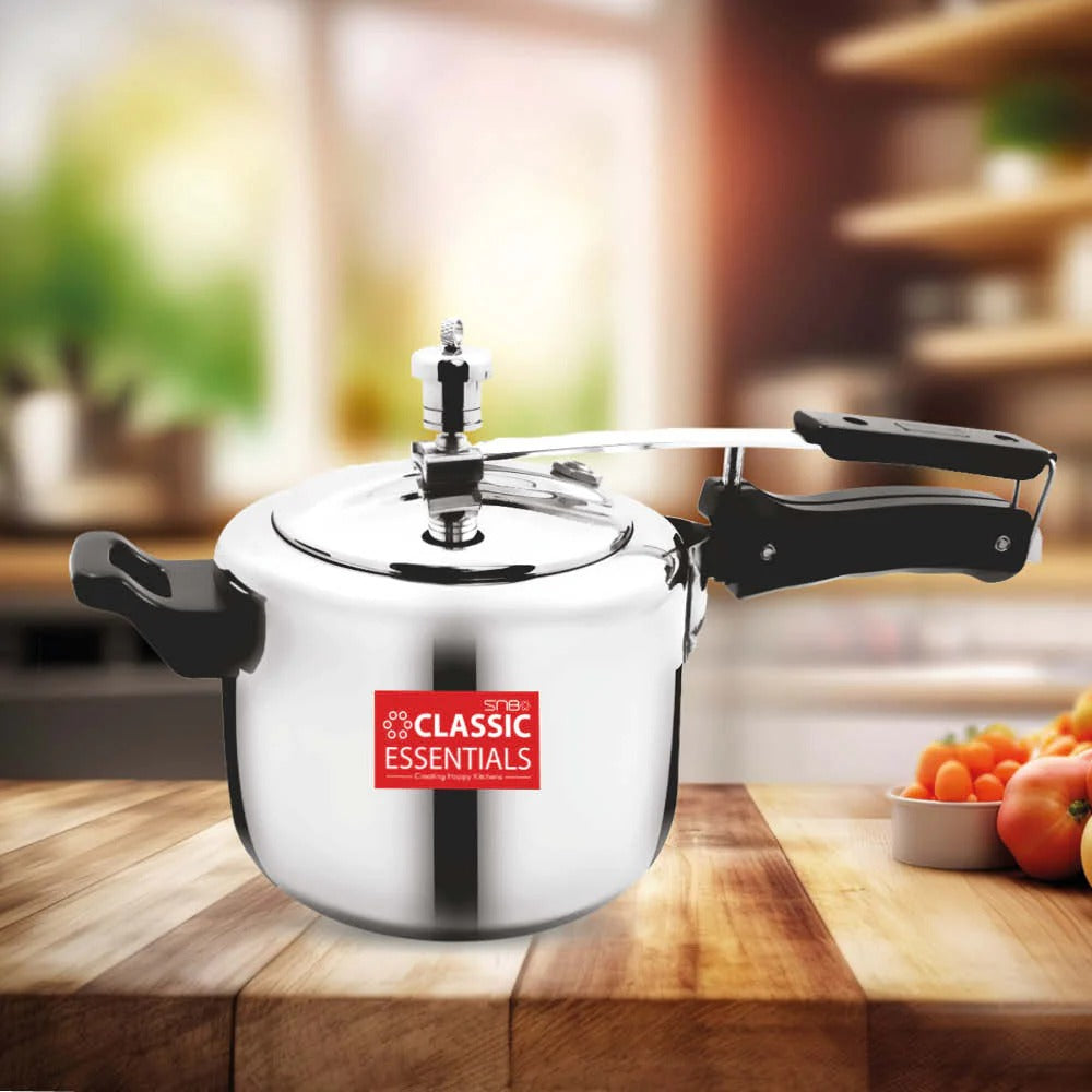 Classic Essentials Alpha Northern Delight Aluminium Inner Lid Induction Pressure Cooker 3L