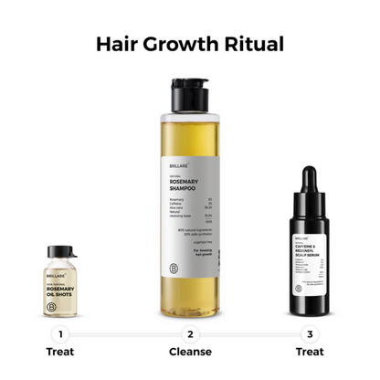 Brillare Rosemary Oil Shots For Visible Hair Growth