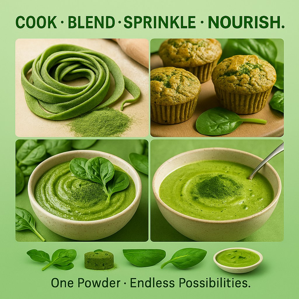 Confect Spinach Powder