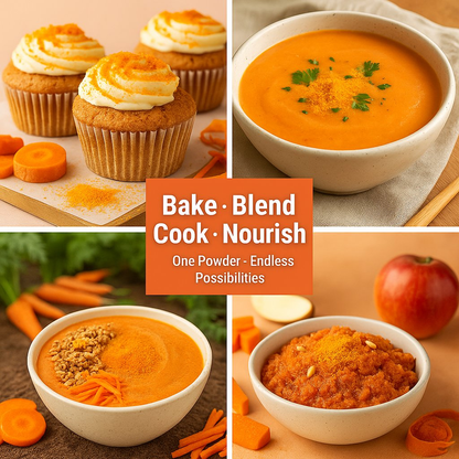 Confect Carrot Fruit Powder