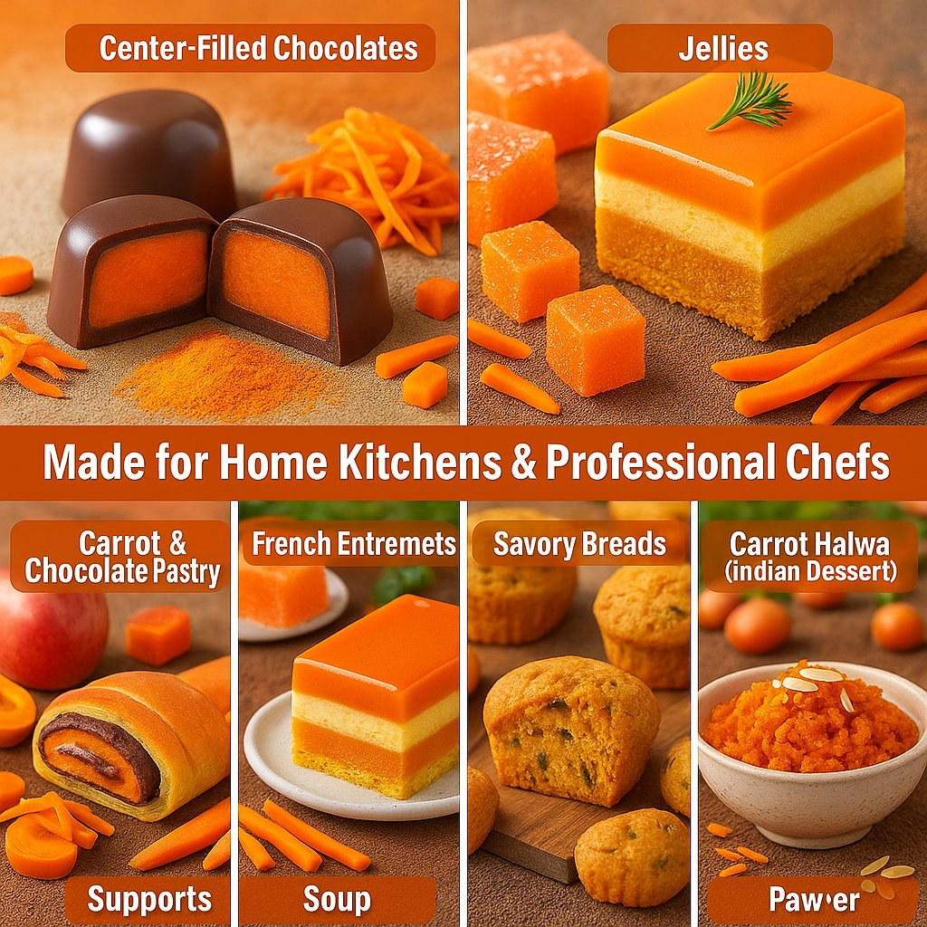 Confect Carrot Fruit Powder