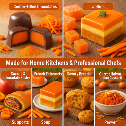 Confect Carrot Fruit Powder