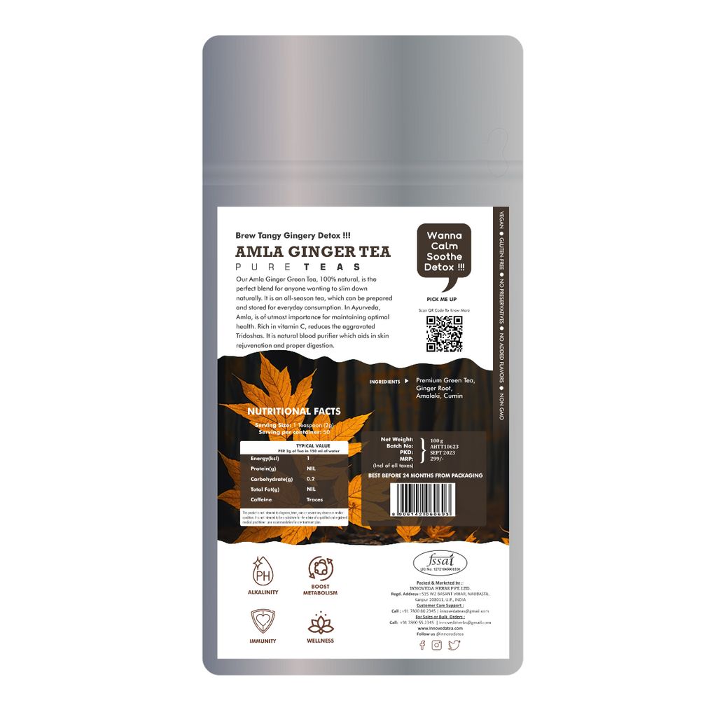 Innoveda Amla Ginger Green Tea