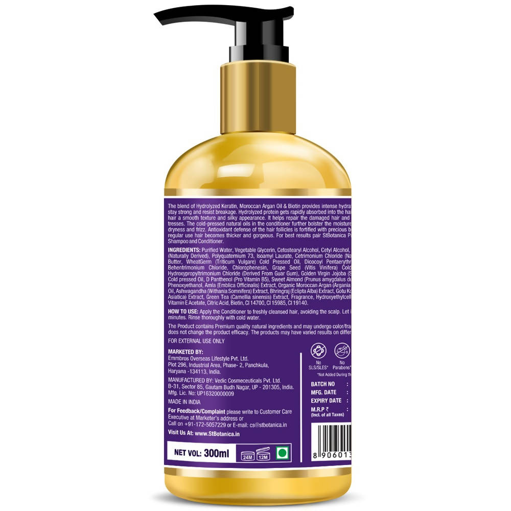 St.Botanica Pro Keratin & Argan Oil Conditioner - 300 ml