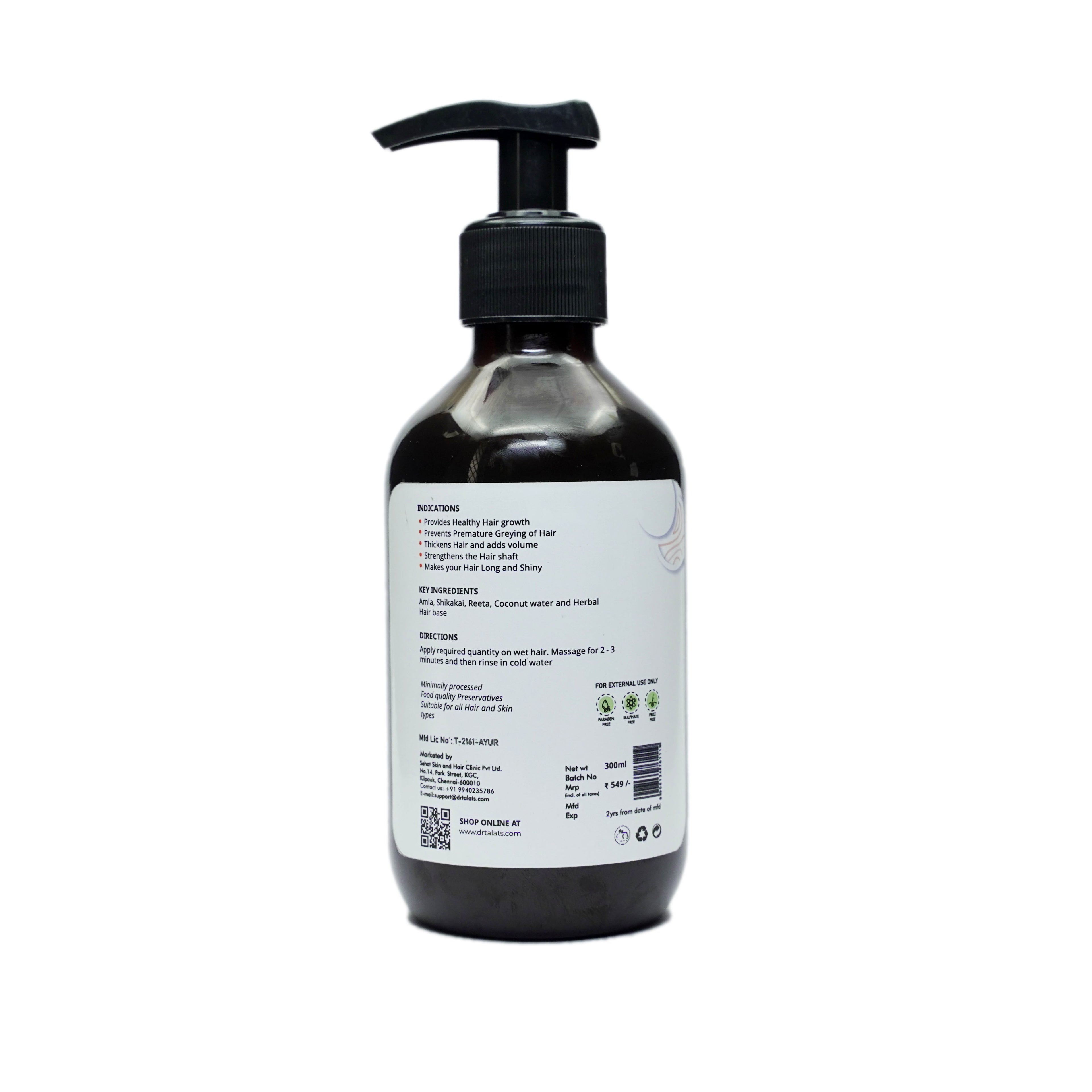 Dr. Talat's Dream care Amla Shikakai Shampoo
