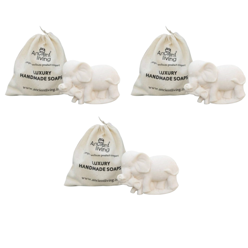Ancient Living Handcrafted Designer Elephant Soap For Kids