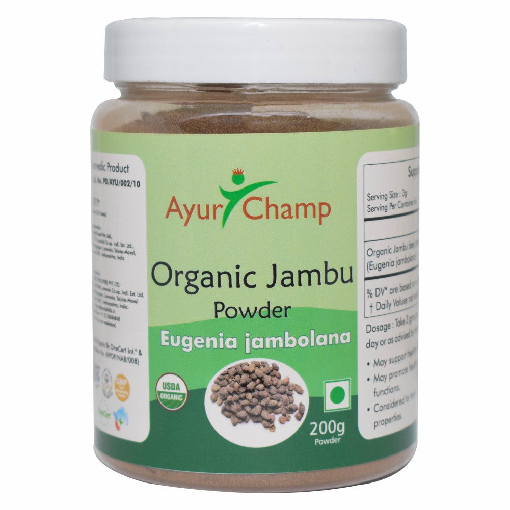 Ayur Champ Organic Jambu Beej Powder - 200gms