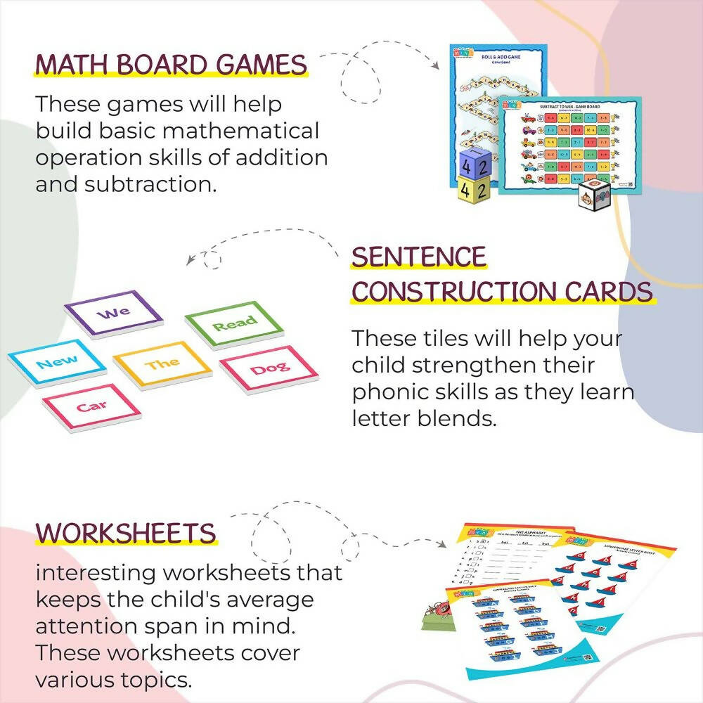 ClassMonitor Mini Learning Kit with Free Mobile App 14+ Learning & Education Topics for Preschool Learning Activities for Age 3 - 5 Years