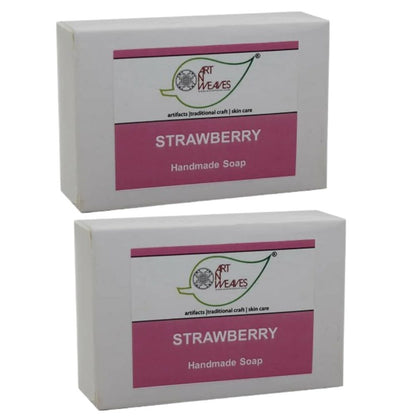 artNweaves Strawberry Handmade Soap
