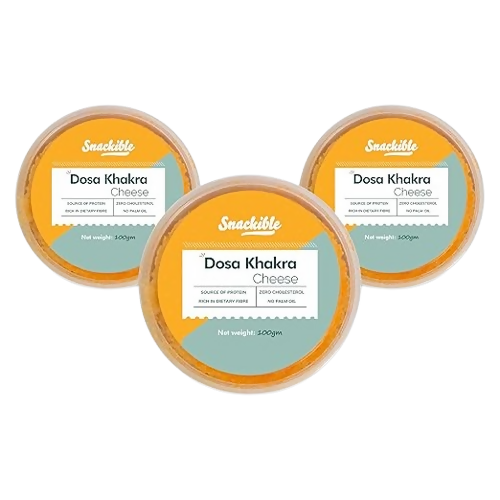 Snackible Cheese Dosa Khakra - Millet Snack