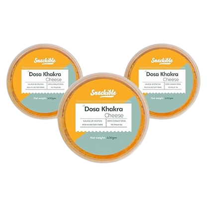 Snackible Cheese Dosa Khakra - Millet Snack
