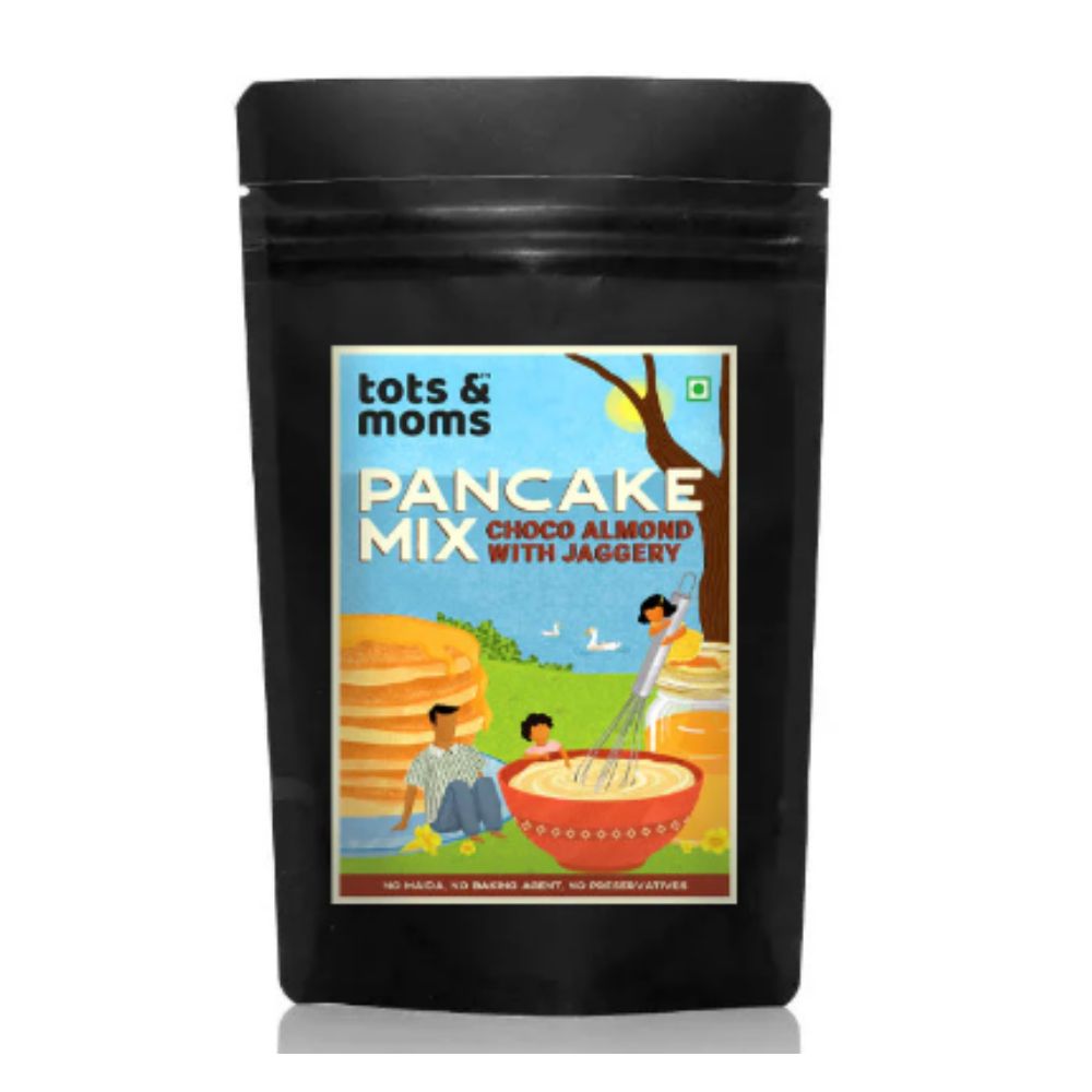 Tots and Moms Organic Choco Almond with Jaggery Pancake Mix