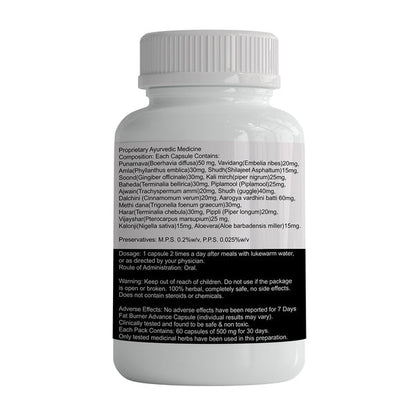 7Days Organic Loose Inches Capsule for Men and Women - 60 Caps