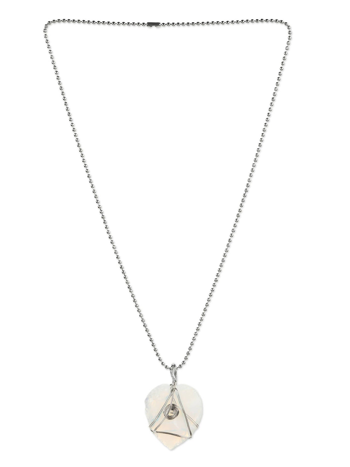 Women's Silver-Toned Blue Silver-Plated Handcrafted Chain - Ruby Raang