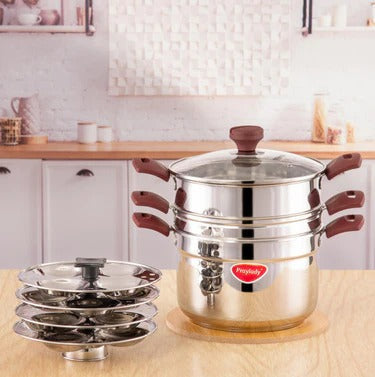 PrayLady All-in-One Triply Stainless Steel Cookpot Induction Gas