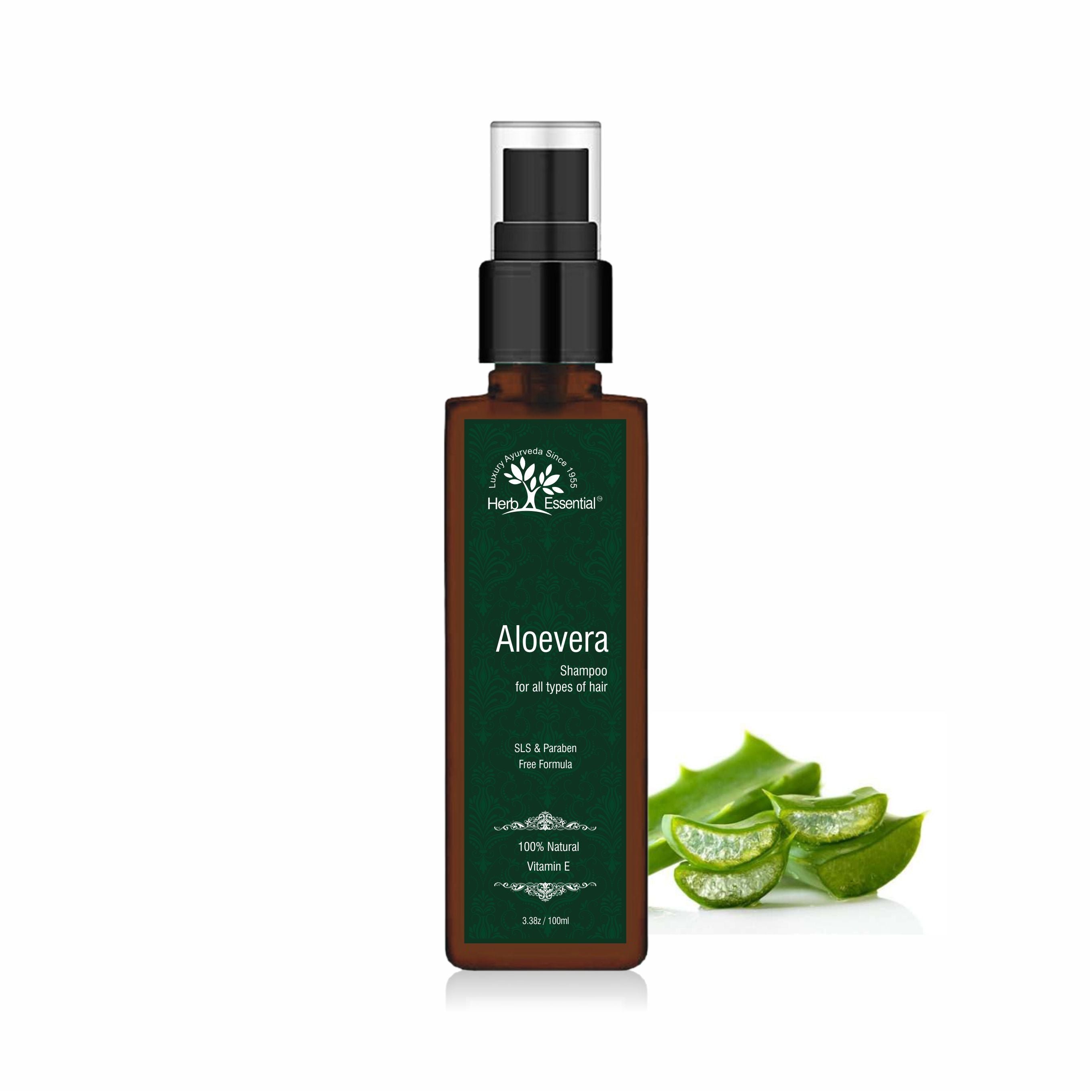 Herb Essential Aloevera Shampoo ( SLS & Paraben Free)