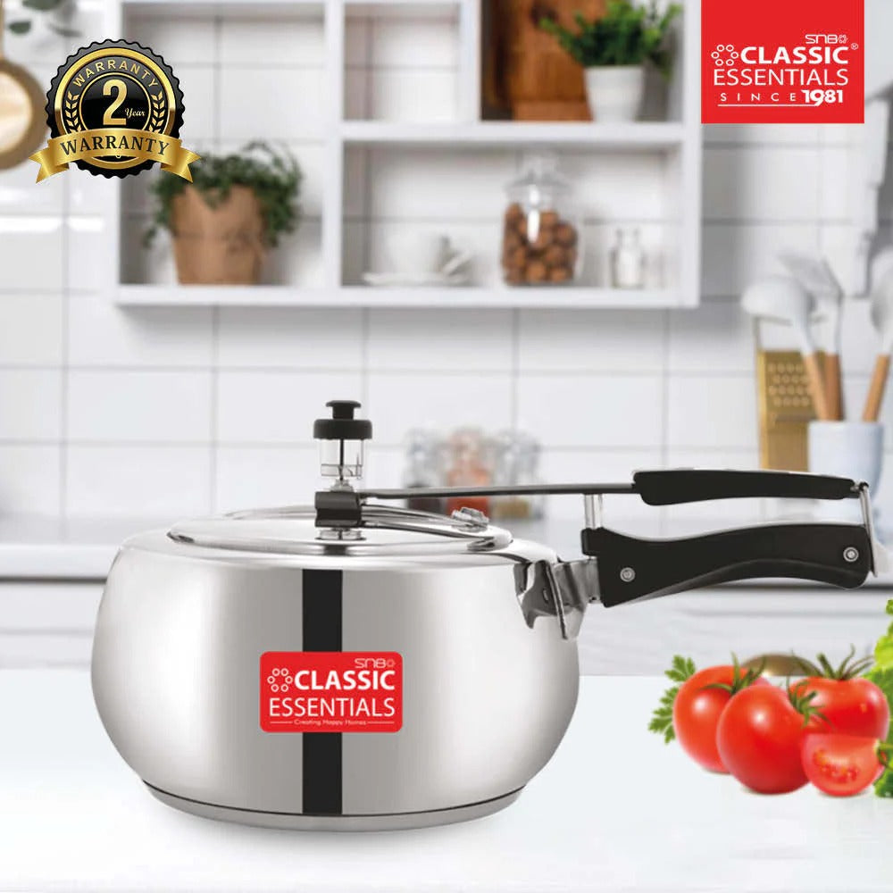 Classic Essentials Alpha Concave Aluminium Inner Lid Induction Pressure Cooker 3L