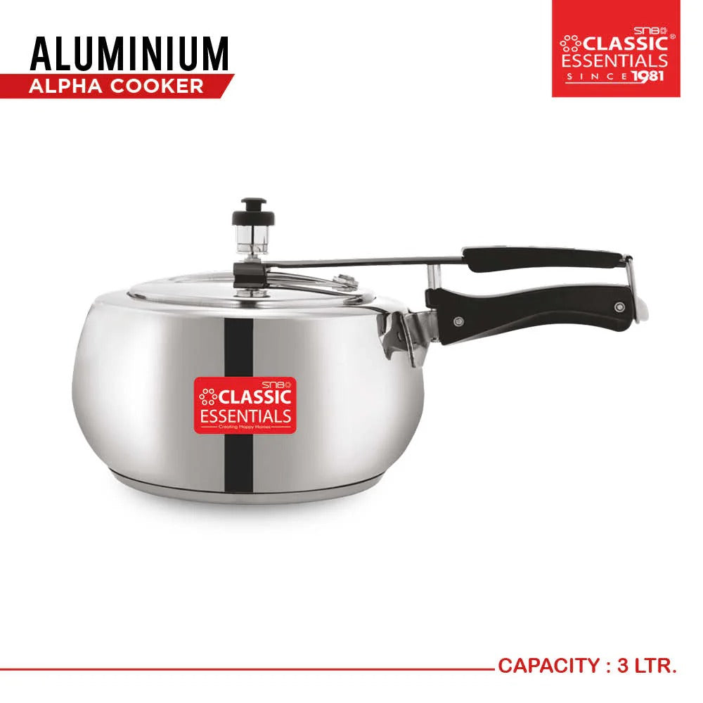 Classic Essentials Alpha Concave Aluminium Inner Lid Induction Pressure Cooker