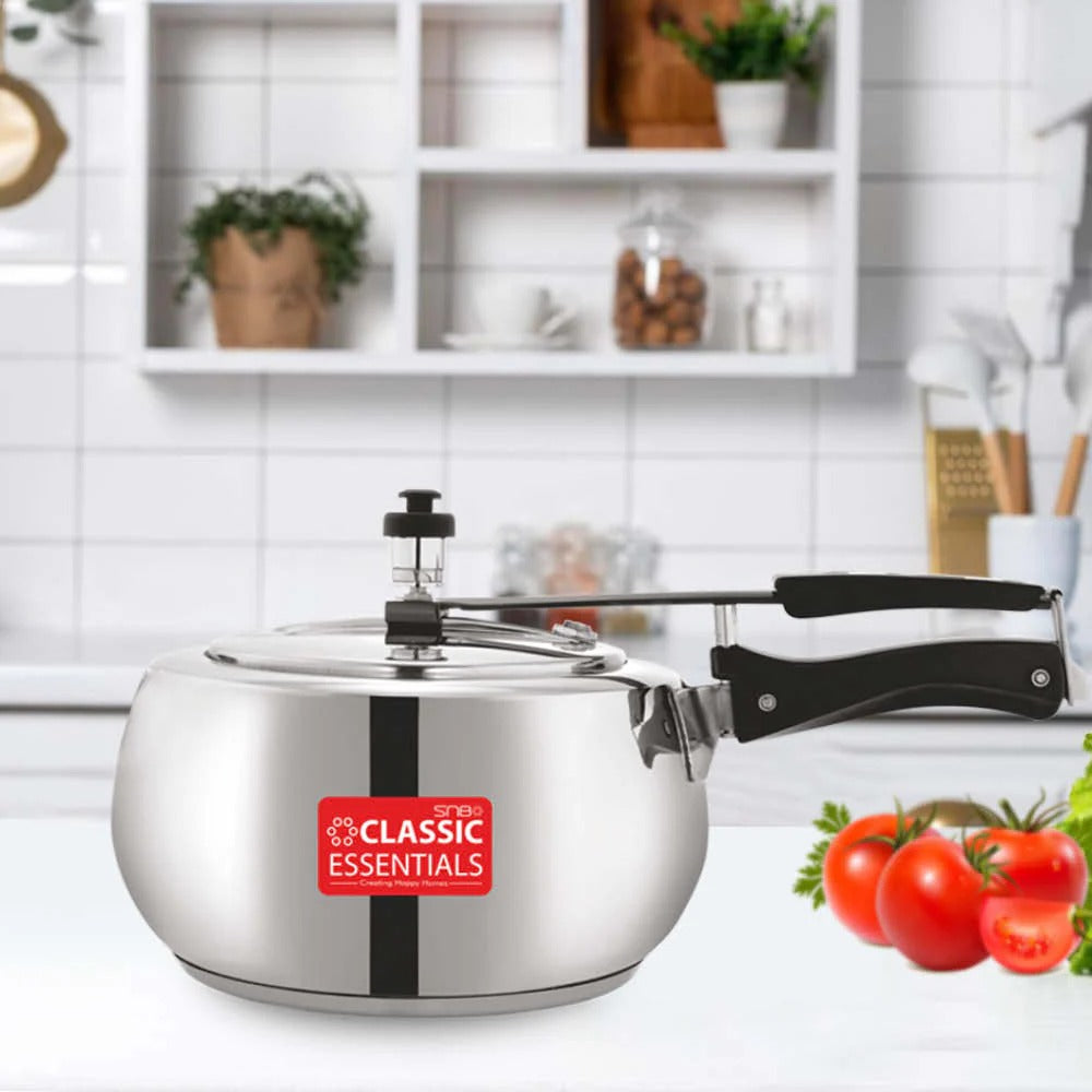 Classic Essentials Alpha Concave Aluminium Inner Lid Induction Pressure Cooker