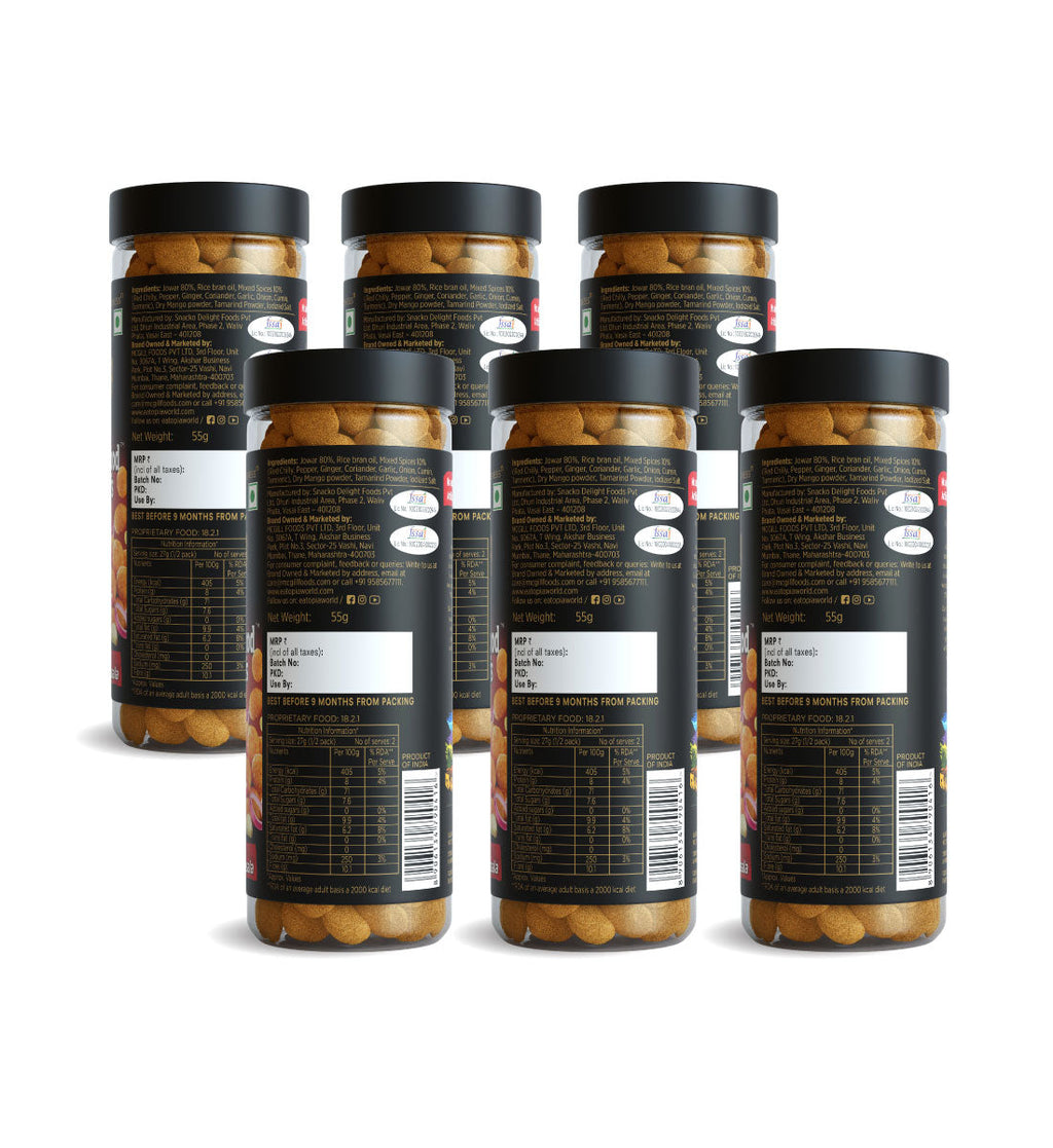 Eatopia Superfoods Jowar Puffs - Yummy Indian Masala