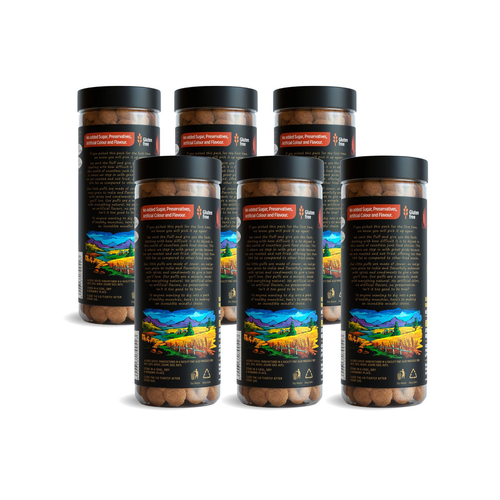 Eatopia Superfoods Jowar Puffs - Mood Masala