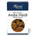 Triphal Amba Haldi Whole (Sabut) - Curcuma Amada - Wild Turmeric - Mango Ginger