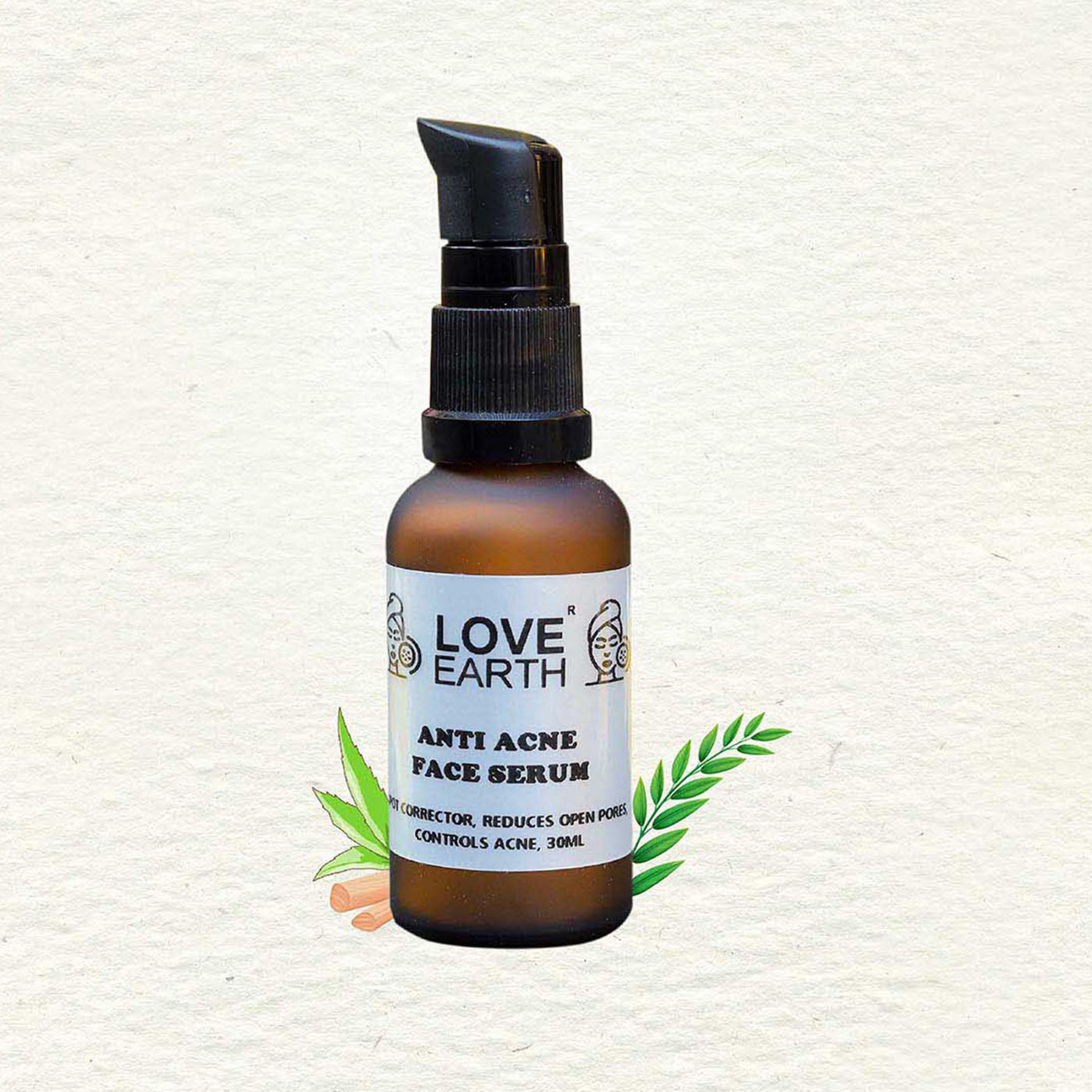 Love Earth Anti Acne Face Serum - 30ml