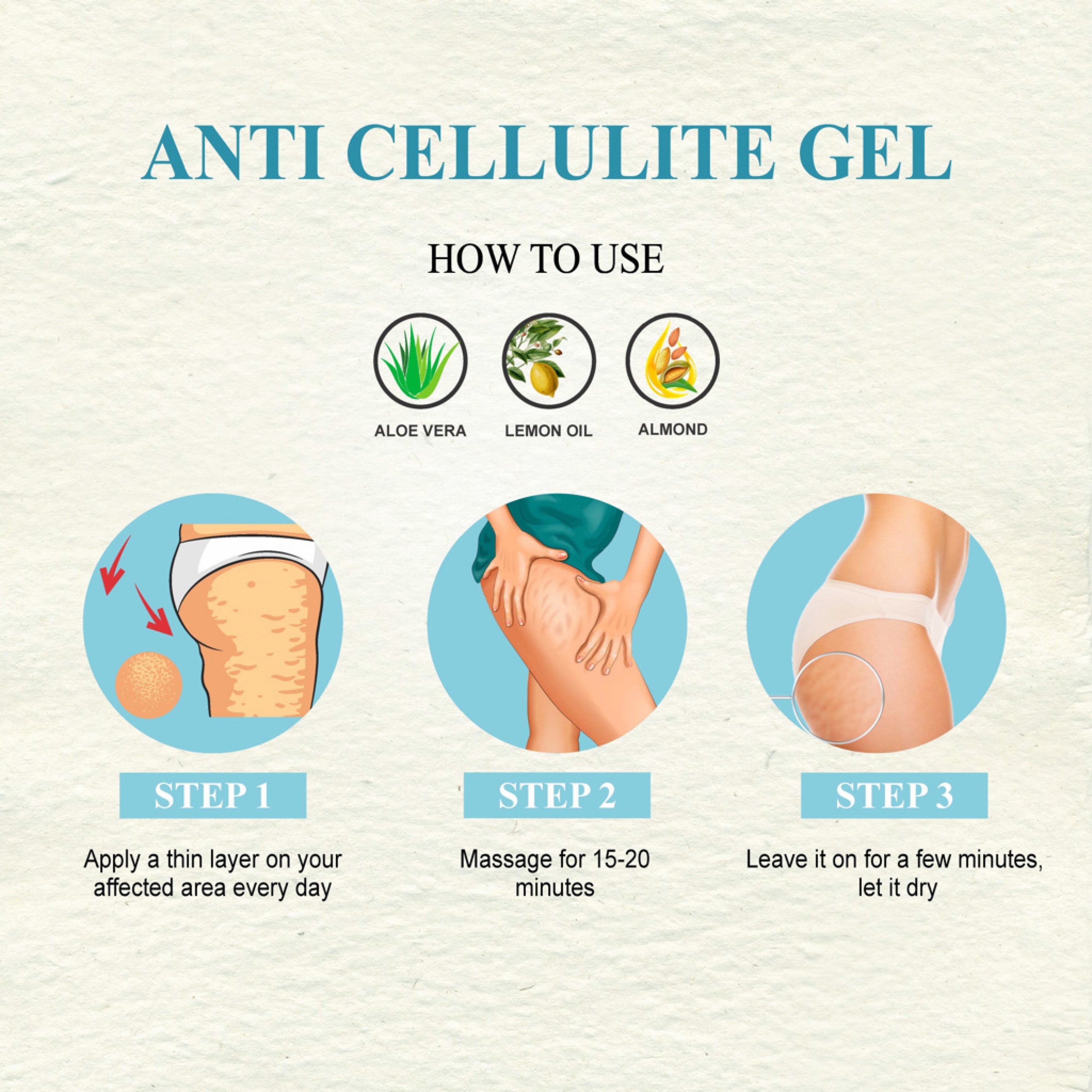 Love Earth Anti - Cellulite Gel - 50 gms