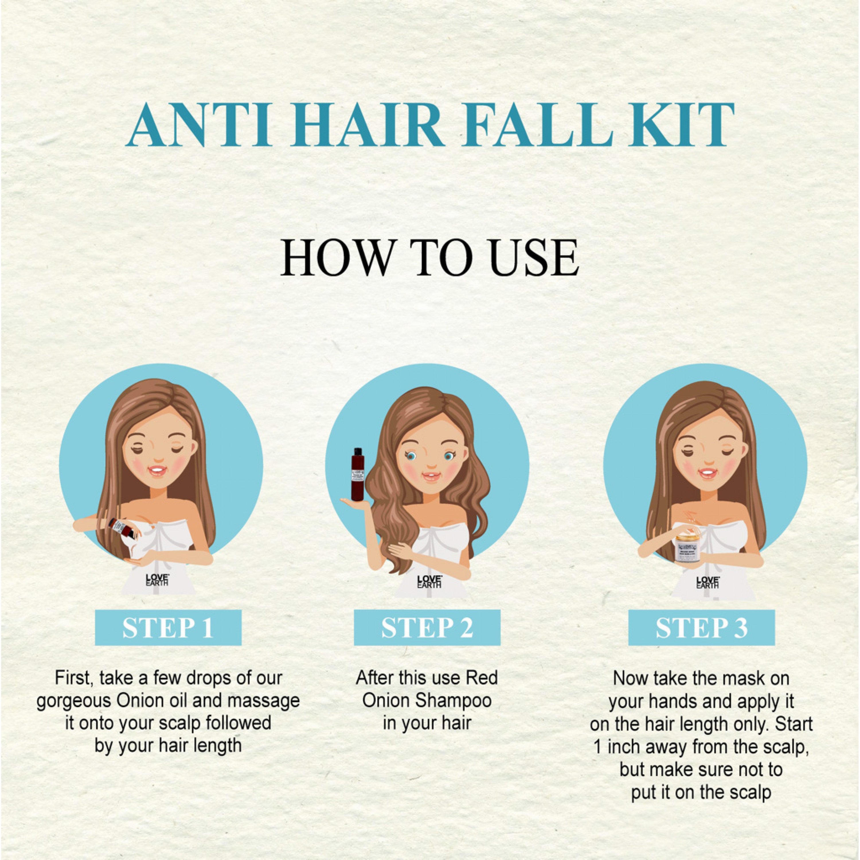 Love Earth Anti Hair Fall Kit