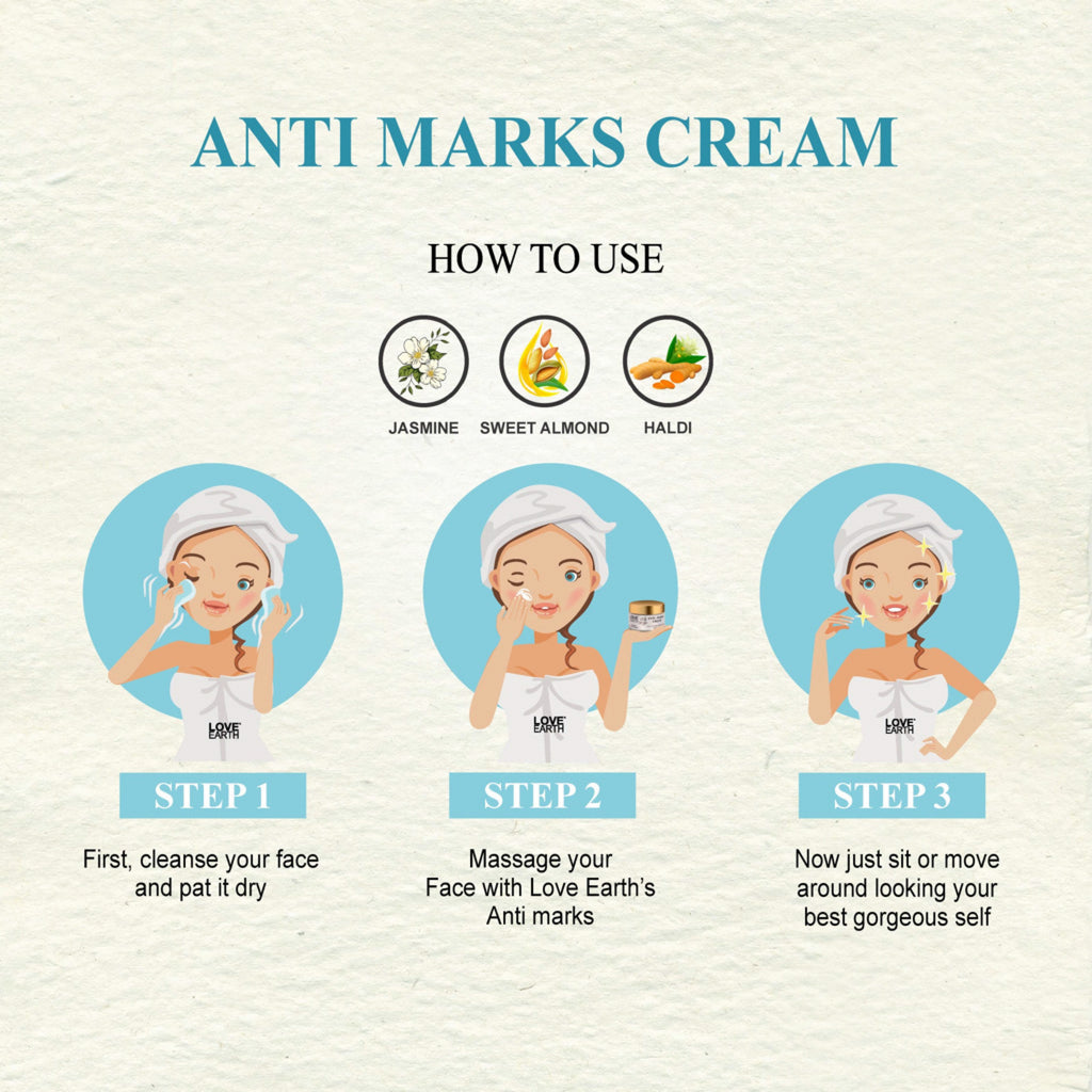Love Earth Anti - Marks Cream - 50 gms