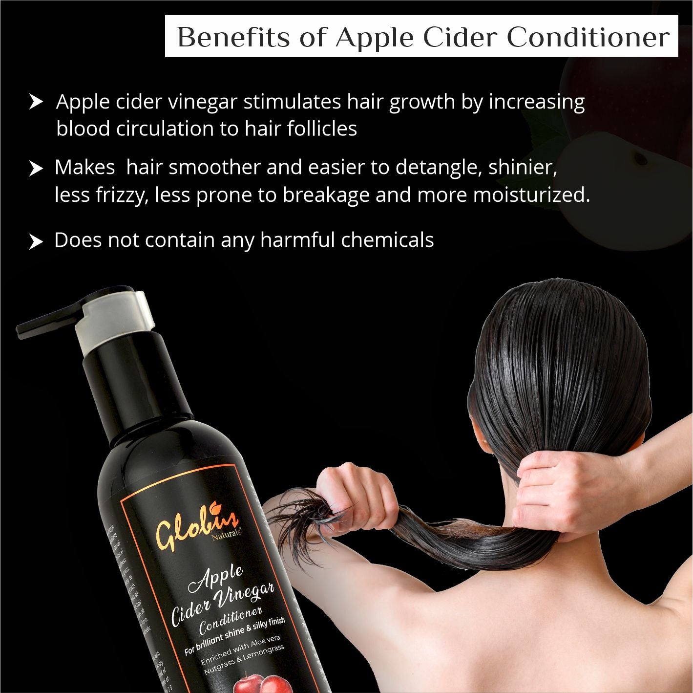 Globus Naturals Apple Cider Vinegar Conditioner - 250 ml