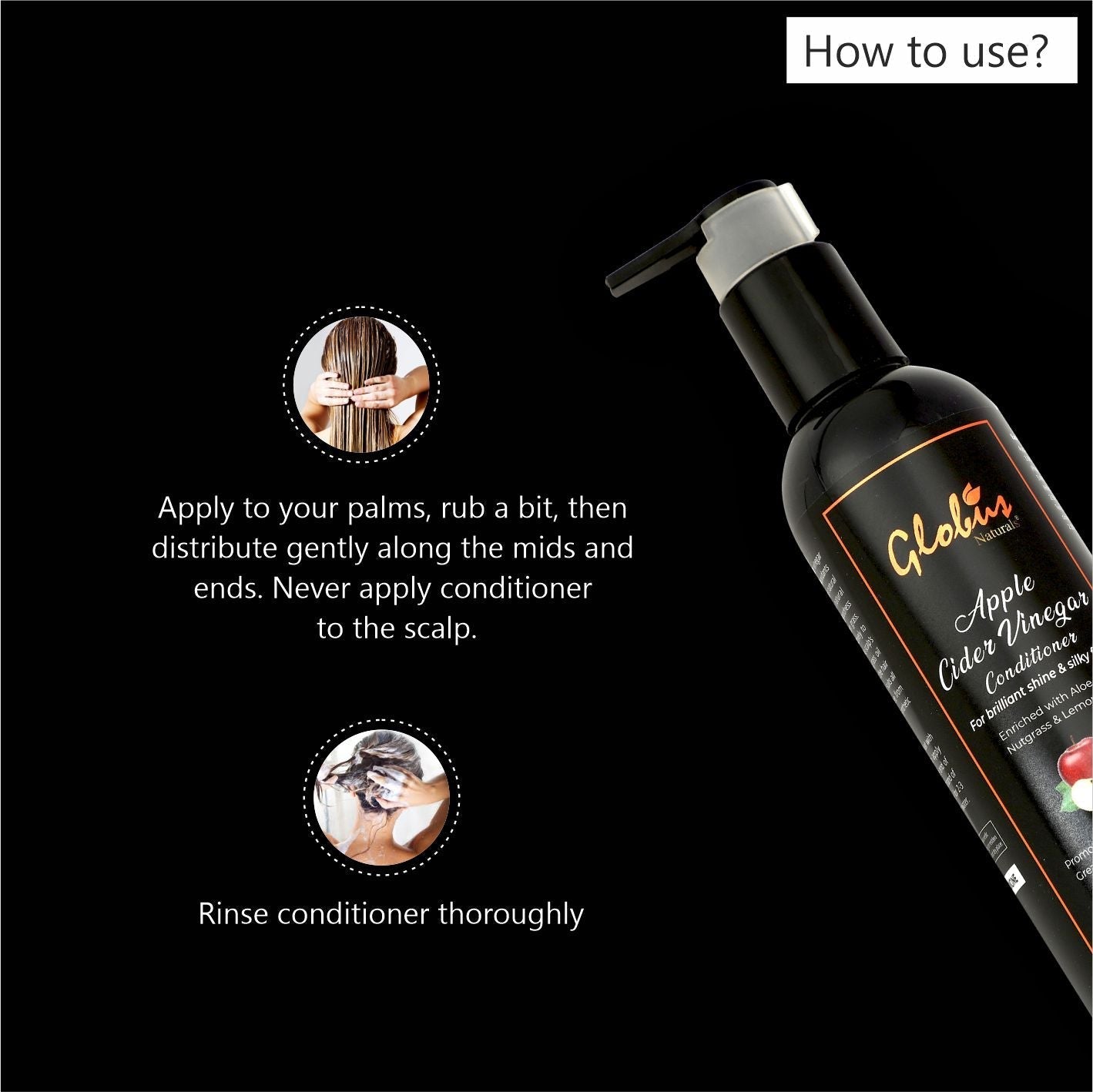 Globus Naturals Apple Cider Vinegar Conditioner - 250 ml