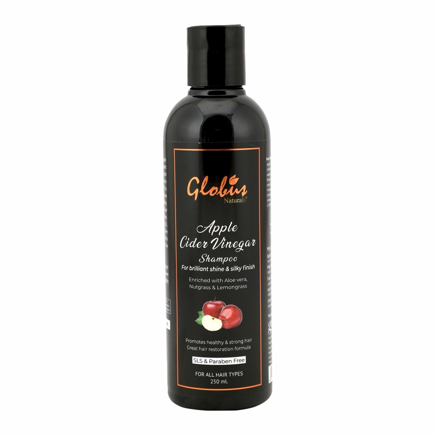 Globus Naturals Apple Cider Vinegar Shampoo - 250 ml