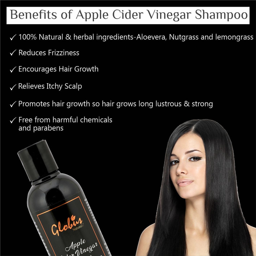 Globus Naturals Apple Cider Vinegar Shampoo - 250 ml
