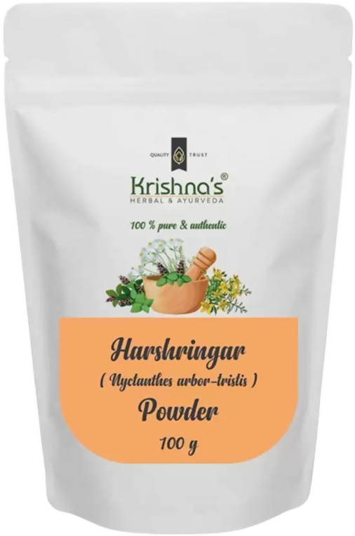 Krishna's Herbal & Ayurveda Harshringar Powder - 100 gms