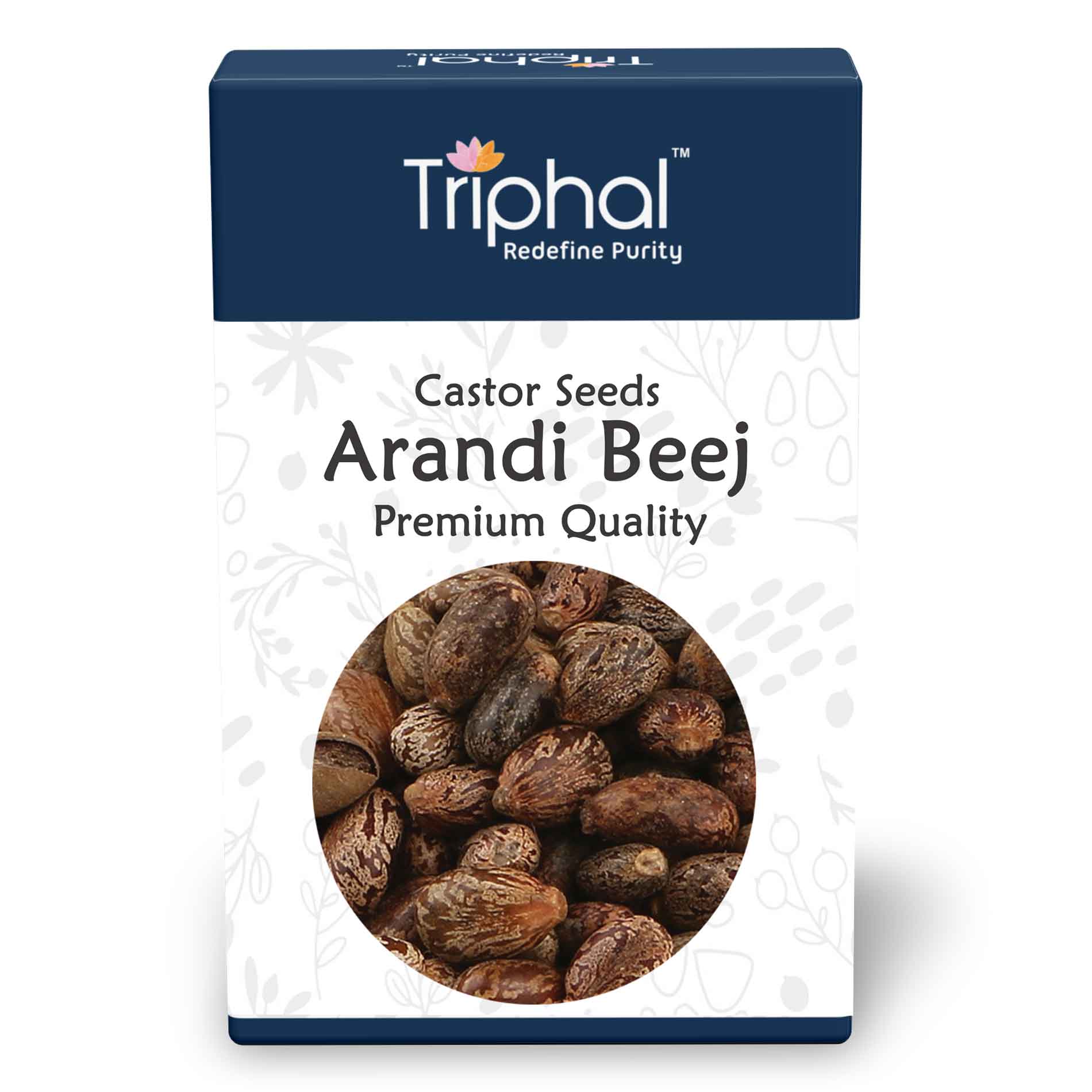 Triphal Castor Seeds - Arandi Beej