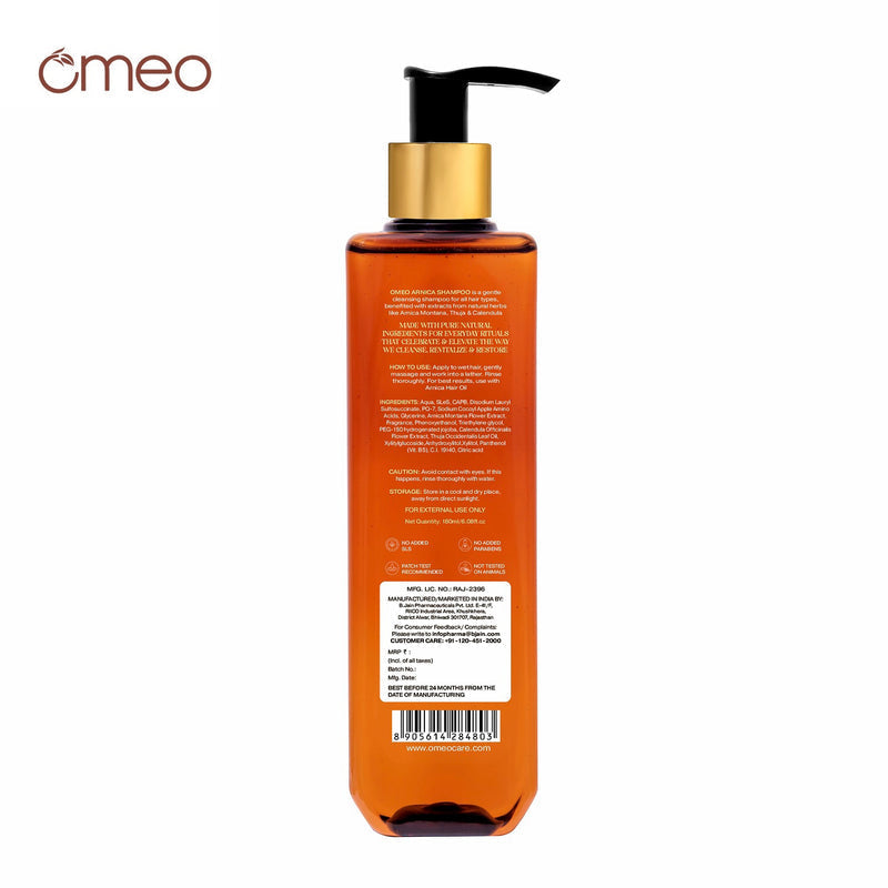 Omeo Arnica Montana Herbal Shampoo - 180 ml